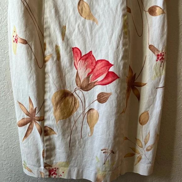 Floral Dress Job Career Y2K Vintage lily secretary fit shower minimalist classic - Picture 3 of 12
